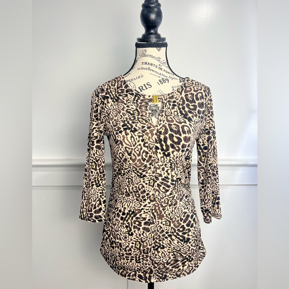Vince Camuto Leopard Shirt- lightly used, great condition, small.